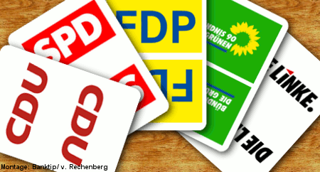 Bundestagsparteien Wahlprogramm 2009 450x242
